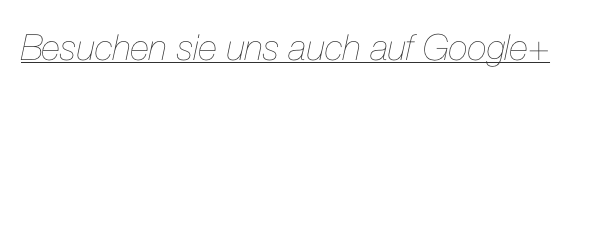 Besuchen sie uns auch auf Google+